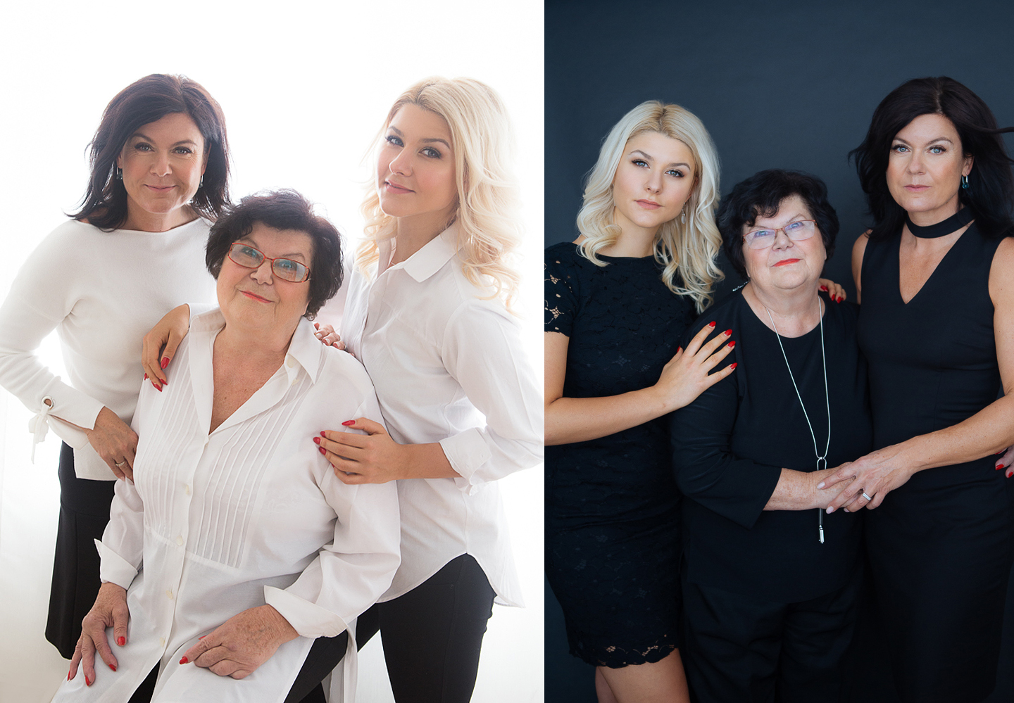 Focení maminky s dcerou