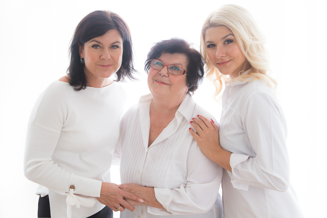 Focení maminky s dcerou