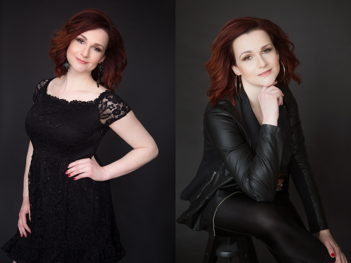 Černé oblečení na focení