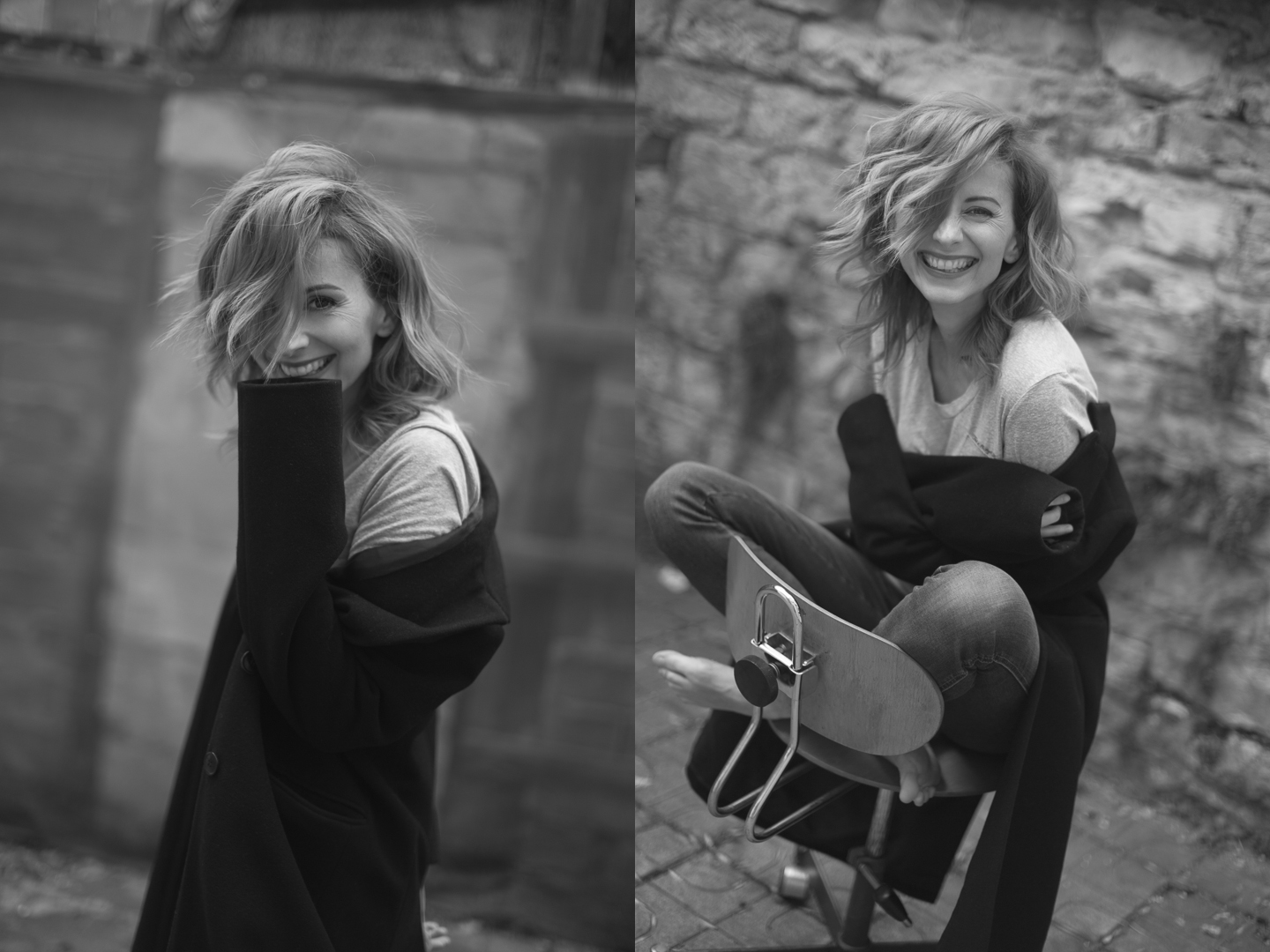 Černobélé portréty Praha